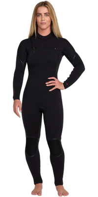 2025 Roxy Womens Elite Xtra Warm 4/3mm Chest Zip Wetsuit 26BW213501 - Black